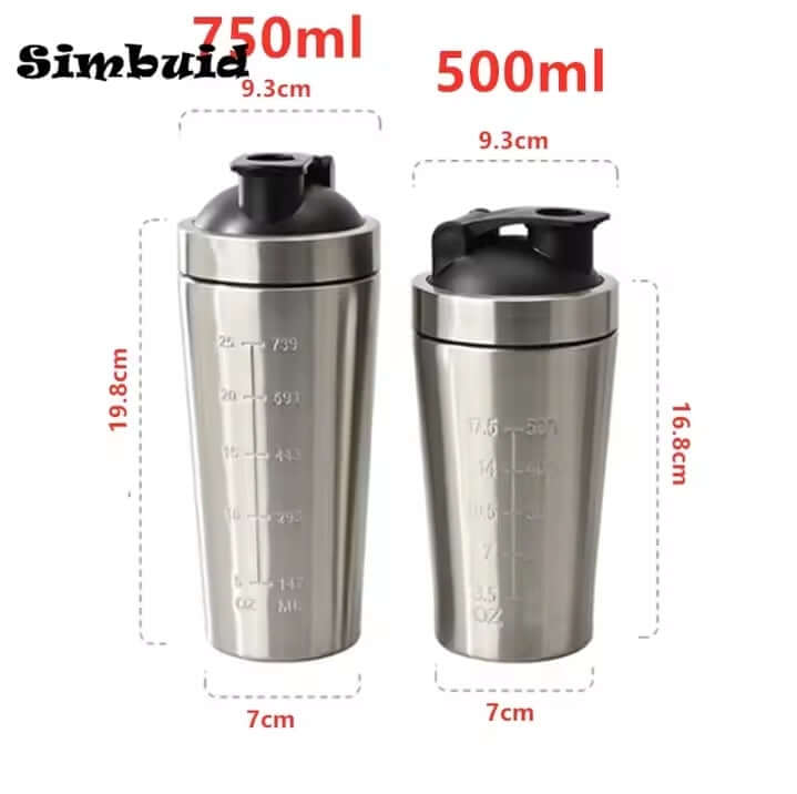 Stainless Steel Protein Shaker Bottle – Leak-Proof & Insulated | Bear Labs - by Bear Labs Fit