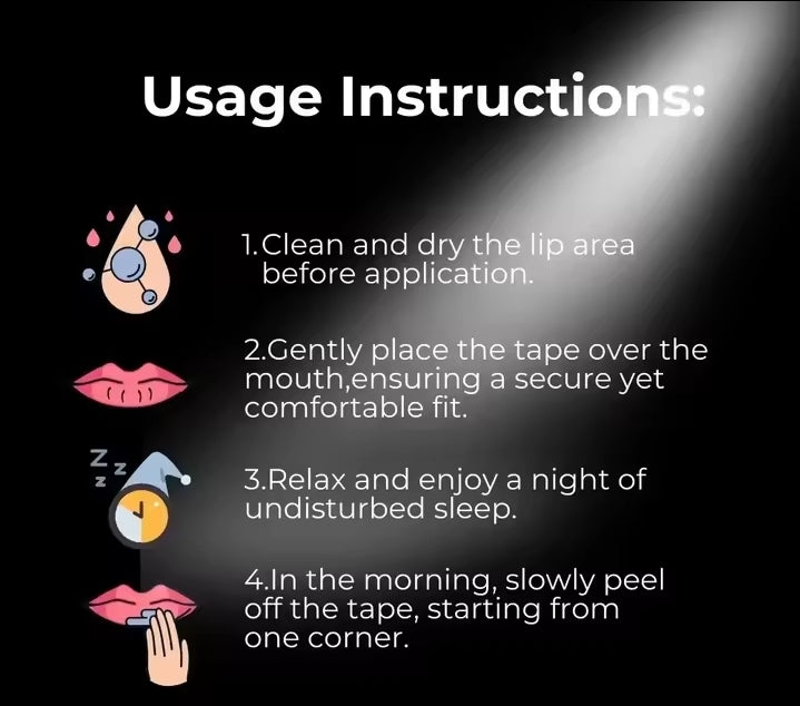Anti-Snoring Mouth Tape – Silent Sleep Strips for Men | Bear Labs