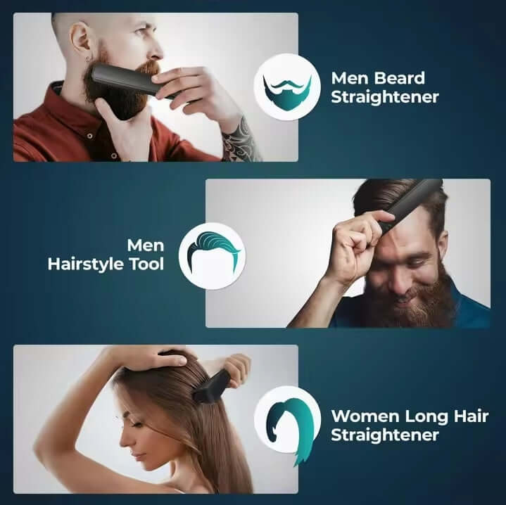 Wireless Heated Beard Comb – Groom & Style with Heat | Bear Labs - by Bear Labs Fit