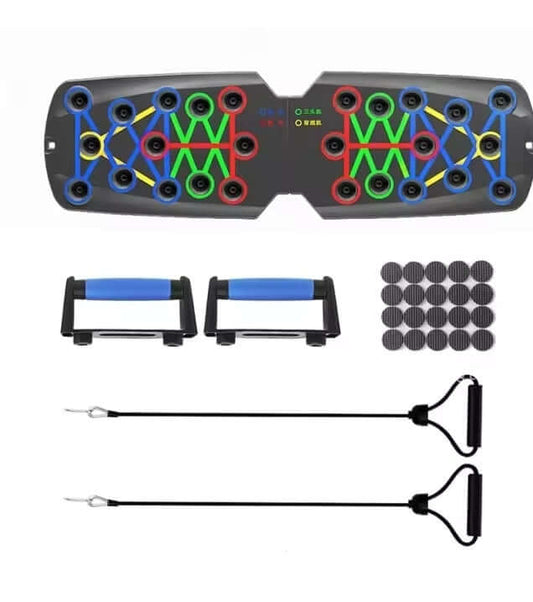 Push-Up Board with Elastic Cables – Multi-Grip Fitness Trainer for Total Upper Body Strength | Bear Labs - by Bear Labs Fit